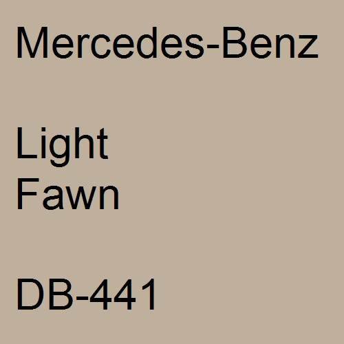 Mercedes-Benz, Light Fawn, DB-441.